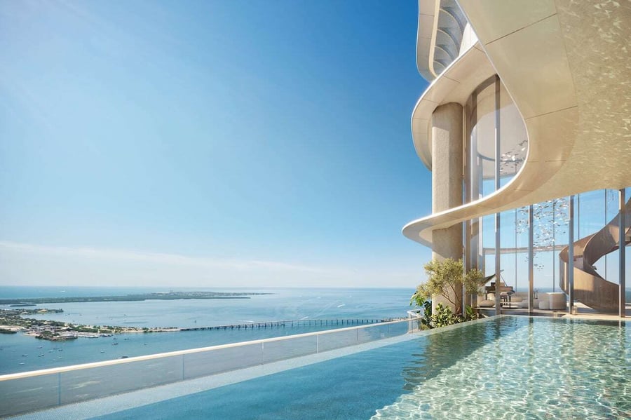 Duplex penthouse at The Residences at Mandarin Oriental Miami