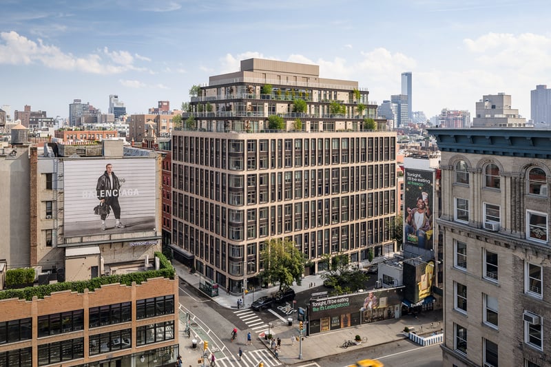 40 Bleecker primary bedroom with custom millwork