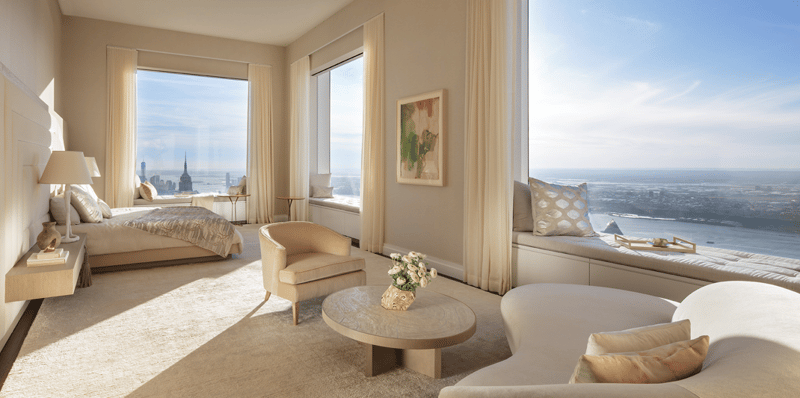 432 Park Avenue panoramic views of Manhattan skyline