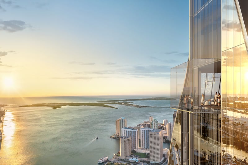 Delano Residences Miami observation deck
