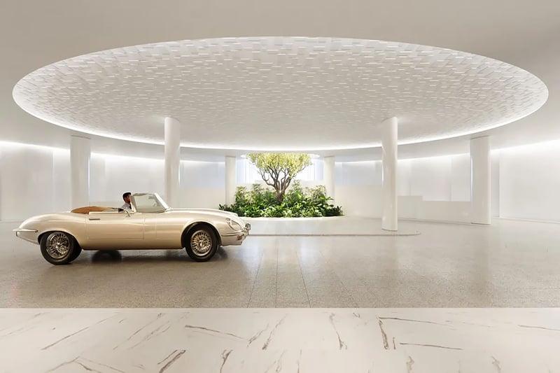 Double-Height Fitness Center