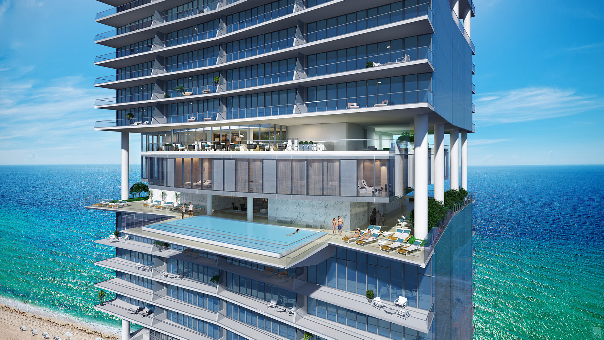 Sunny Isles Beach oceanfront luxury condominium tower