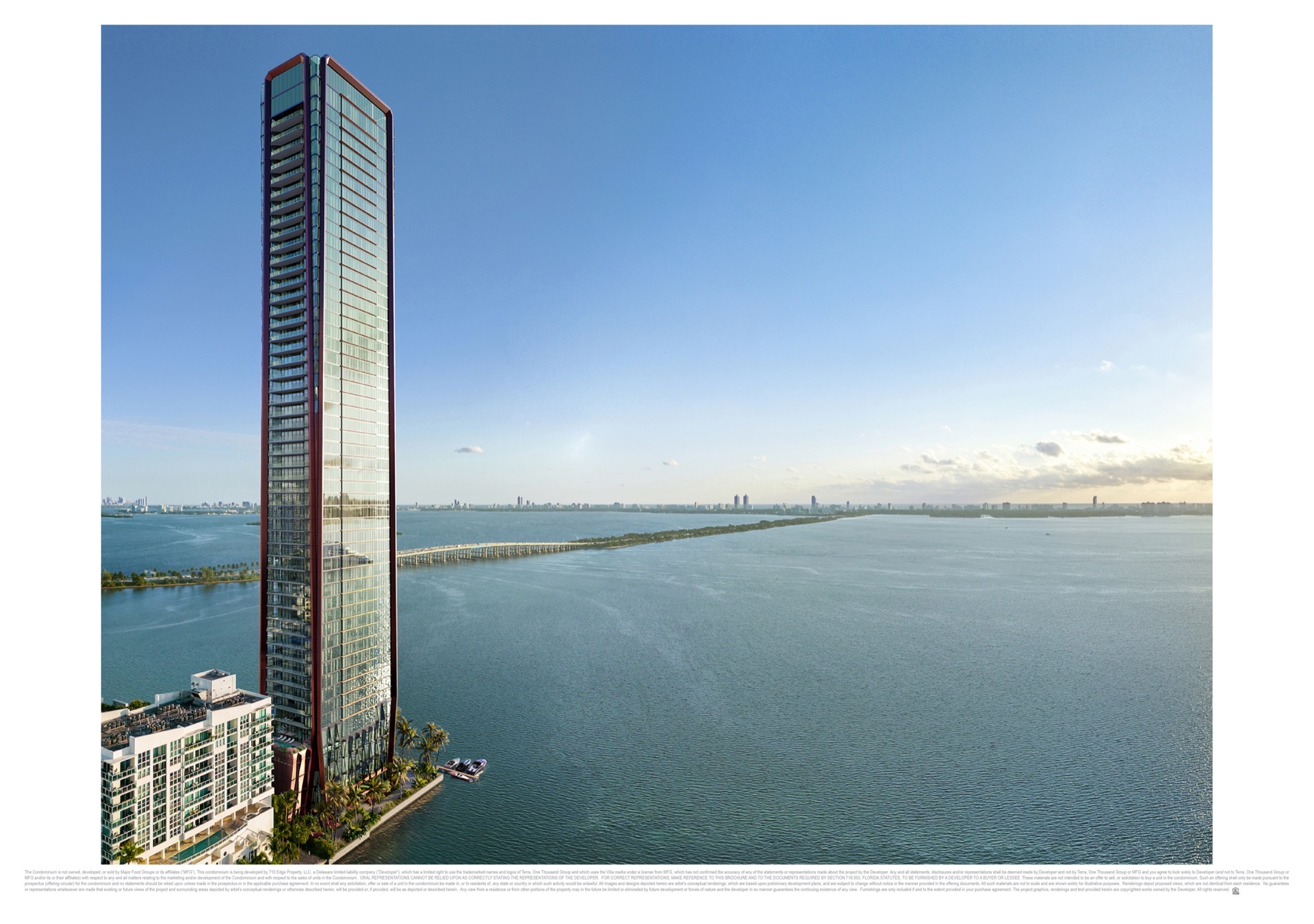 Villa Miami exterior rendering in Edgewater