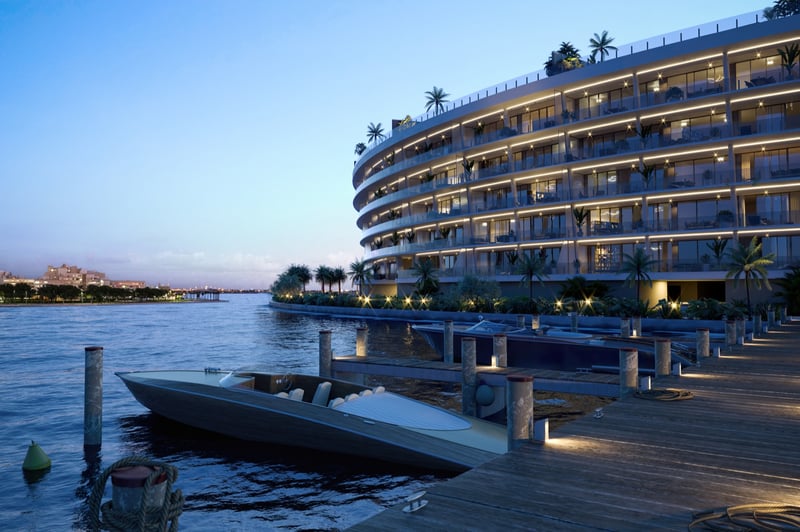 Vita at Grove Isle at twilight