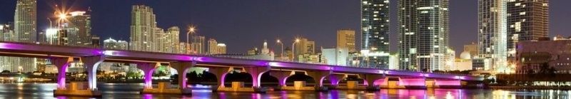 Downtown Miami skyline and Biscayne Bay