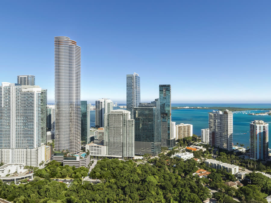Cipriani Residences Miami exterior rendering
