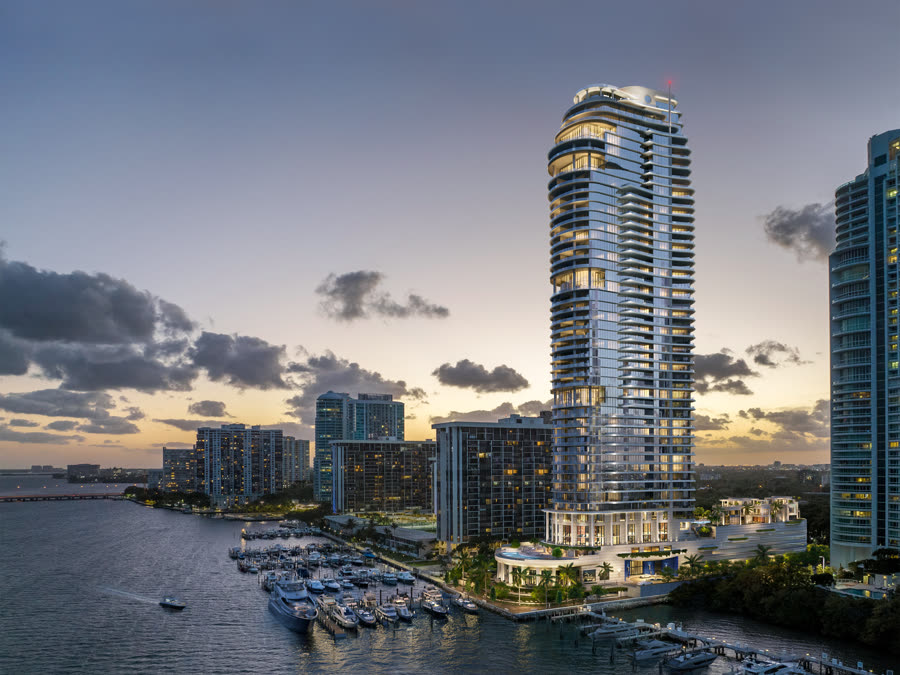 St. Regis Residences Miami exterior rendering