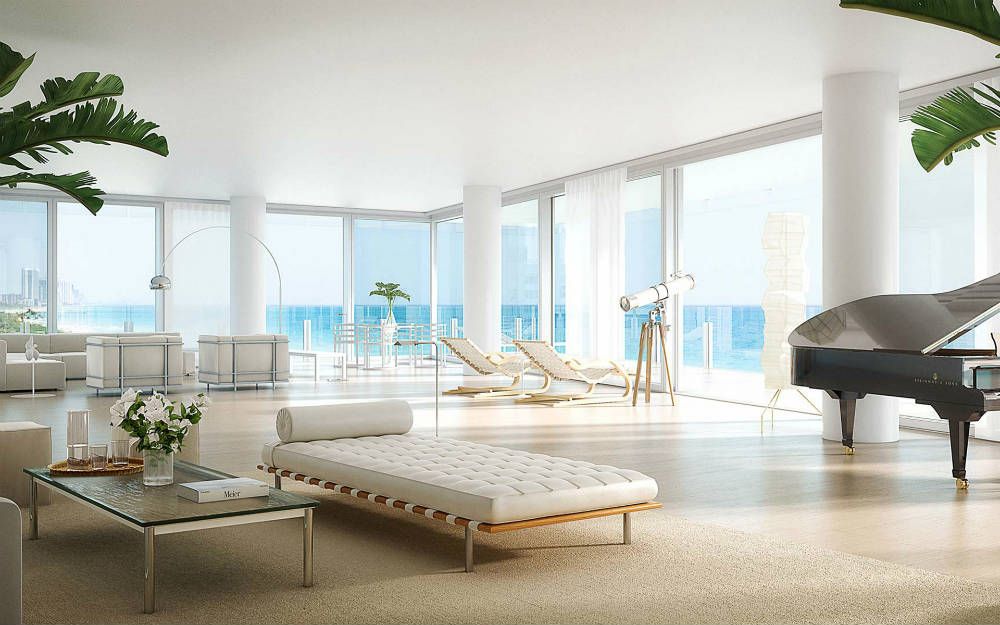 Four Seasons Surfside residence with ocean views