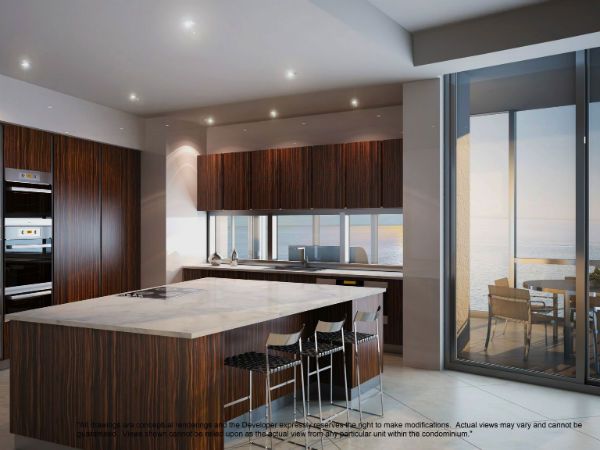 Porsche Design Tower oceanfront rendering in Sunny Isles Beach