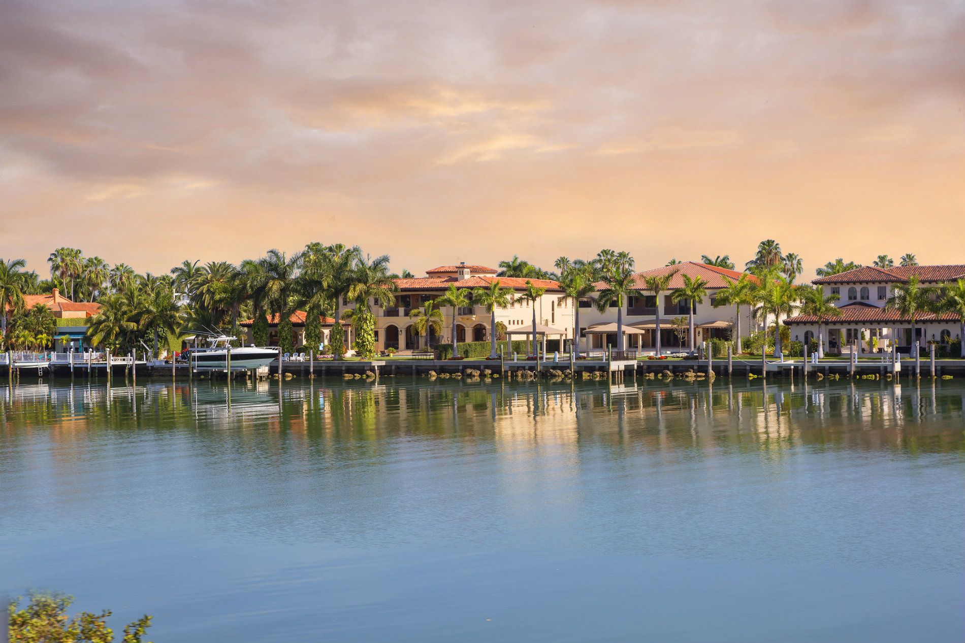 Indian Creek waterfront estate setting