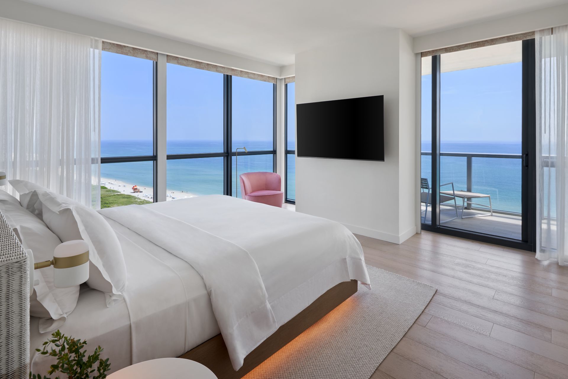 Renovated W South Beach residence with ocean view