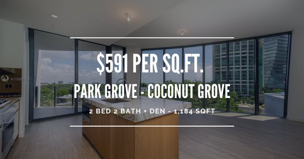 Grove at Grand Bay waterfront towers