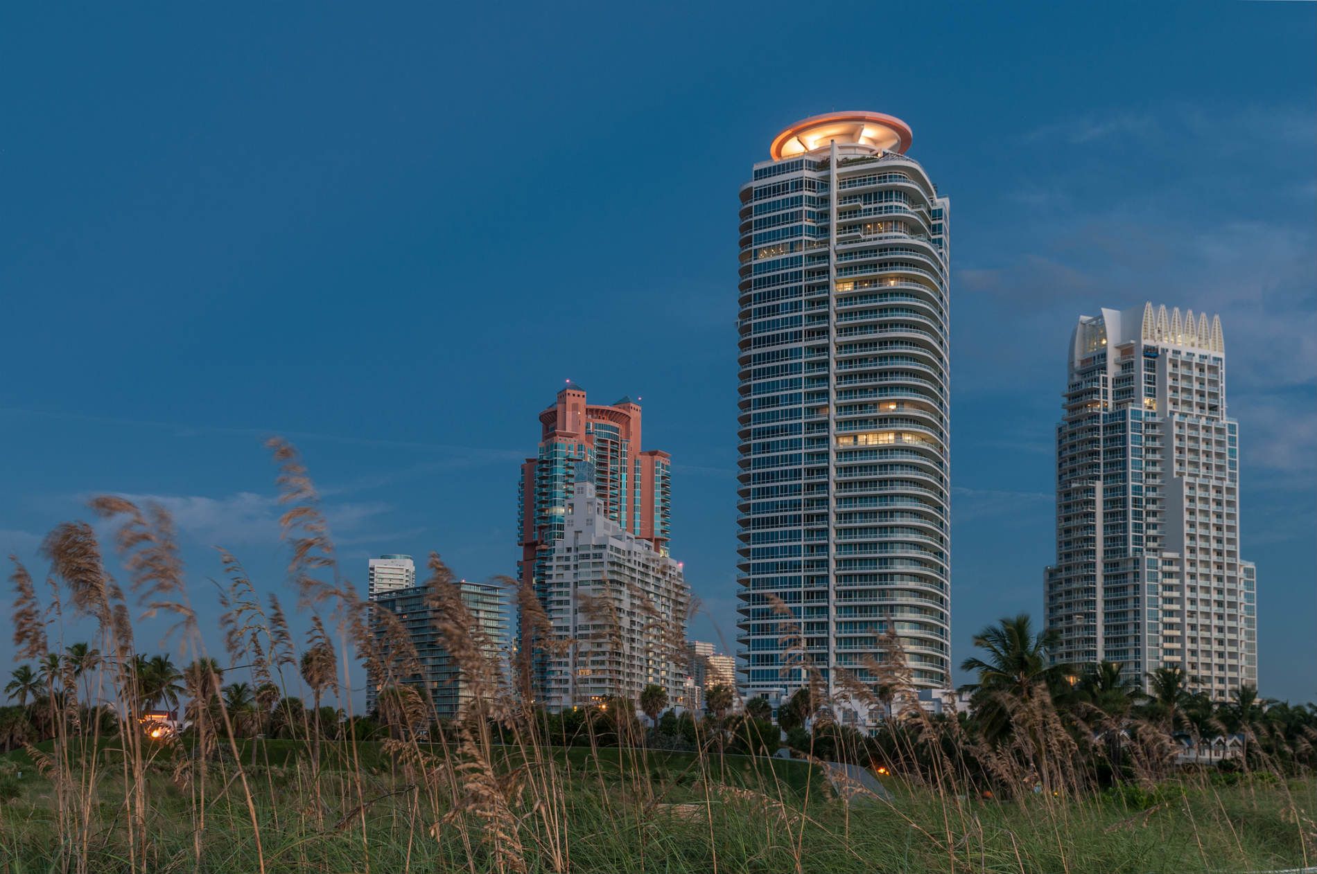 South of Fifth oceanfront towers in Miami Beach