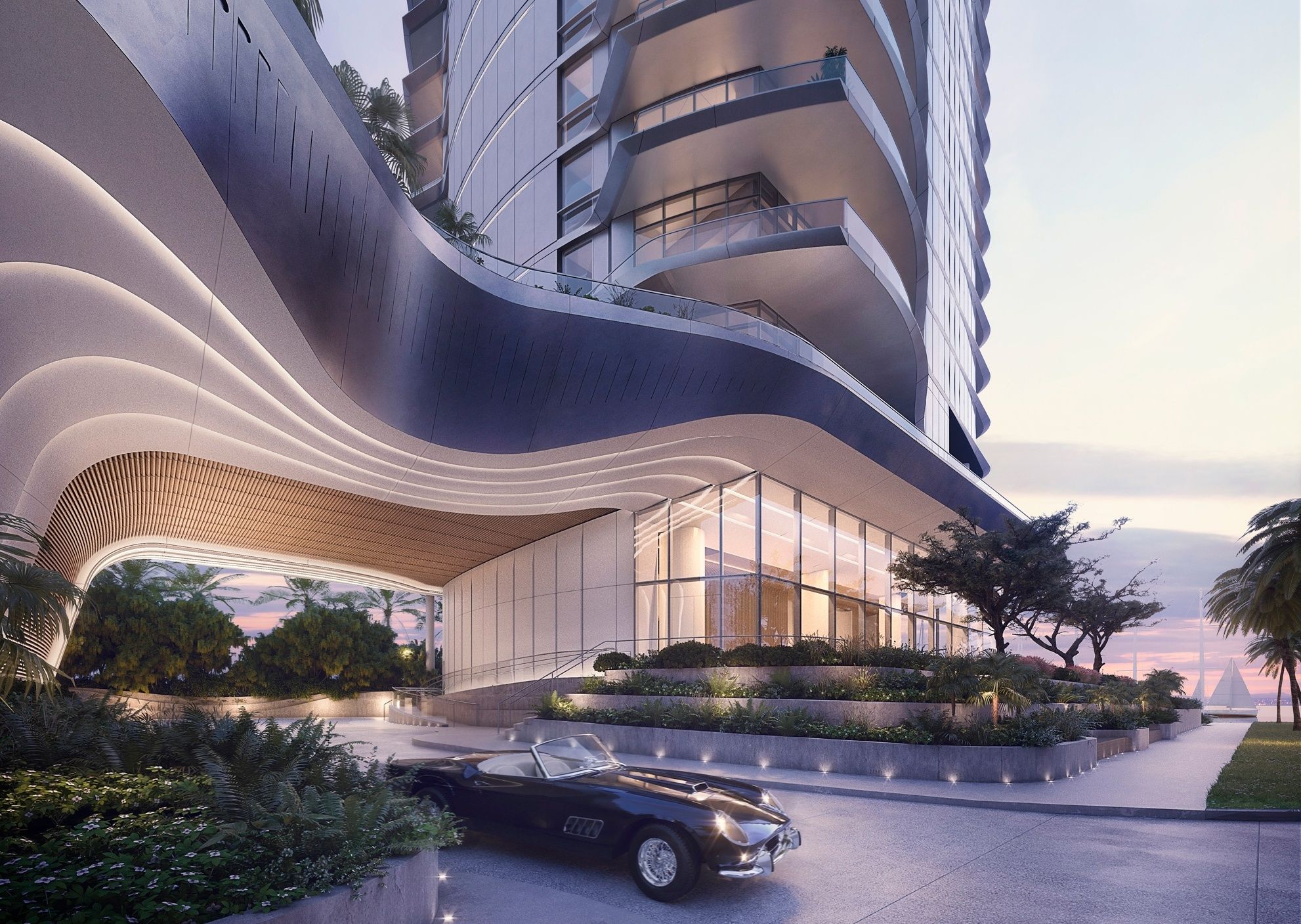 Una Residences Brickell building and residence view 1