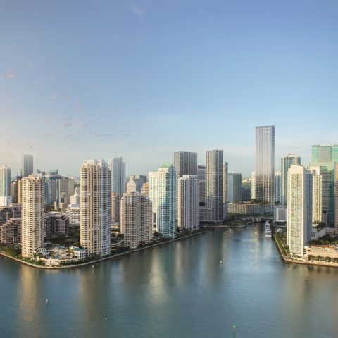 Private terrace with bay views