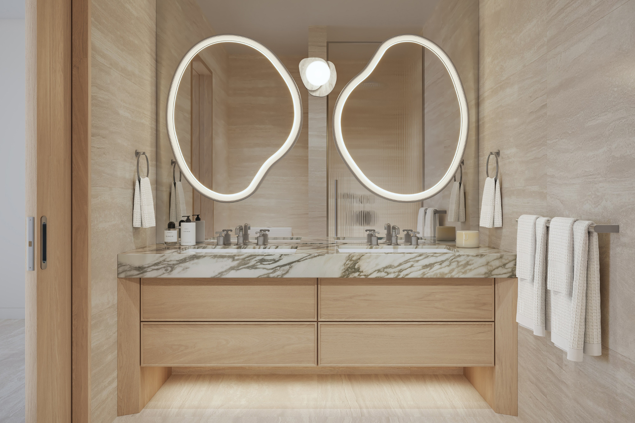 Delano Residences Miami luxury bathroom