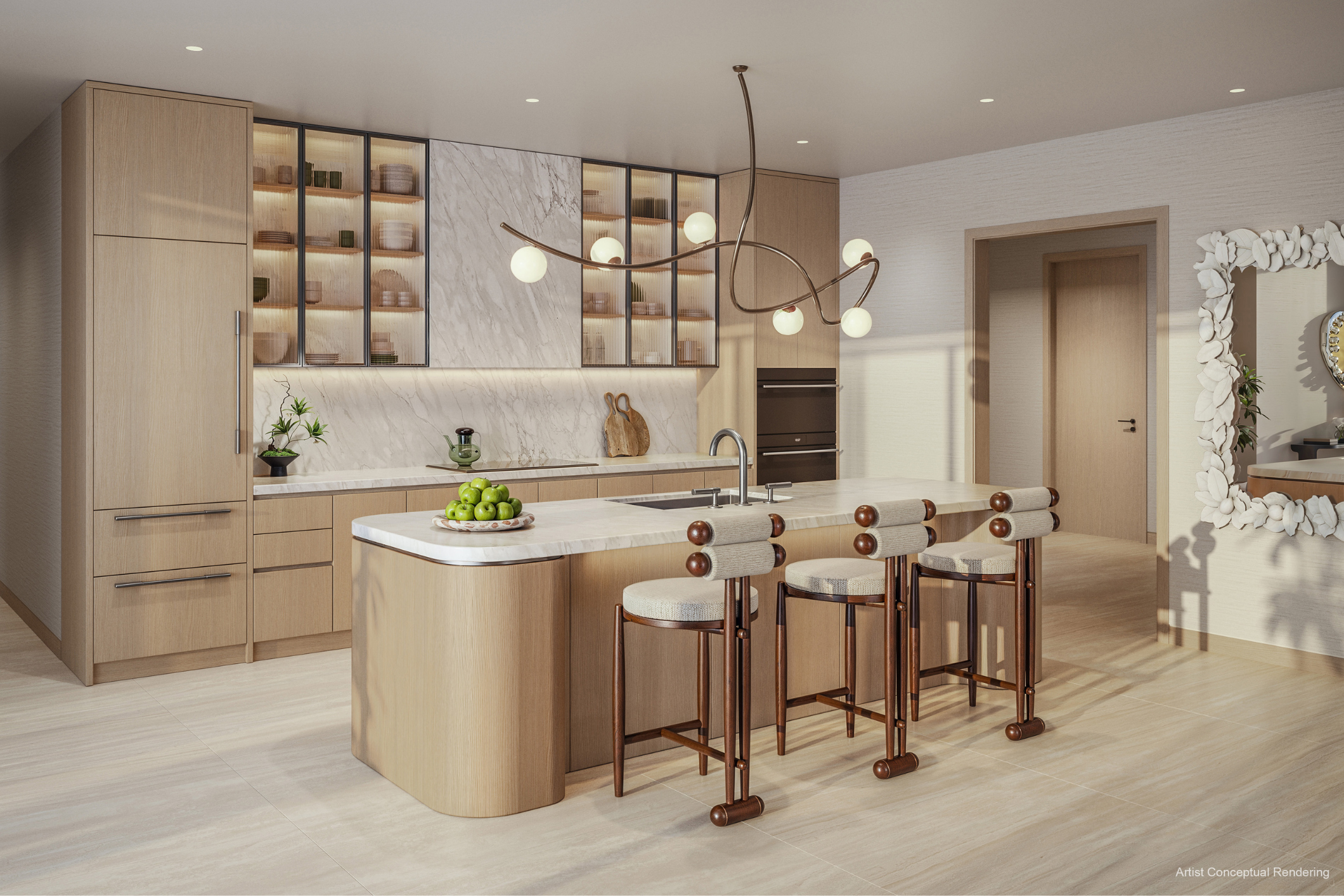 Delano Residences Miami gourmet kitchen