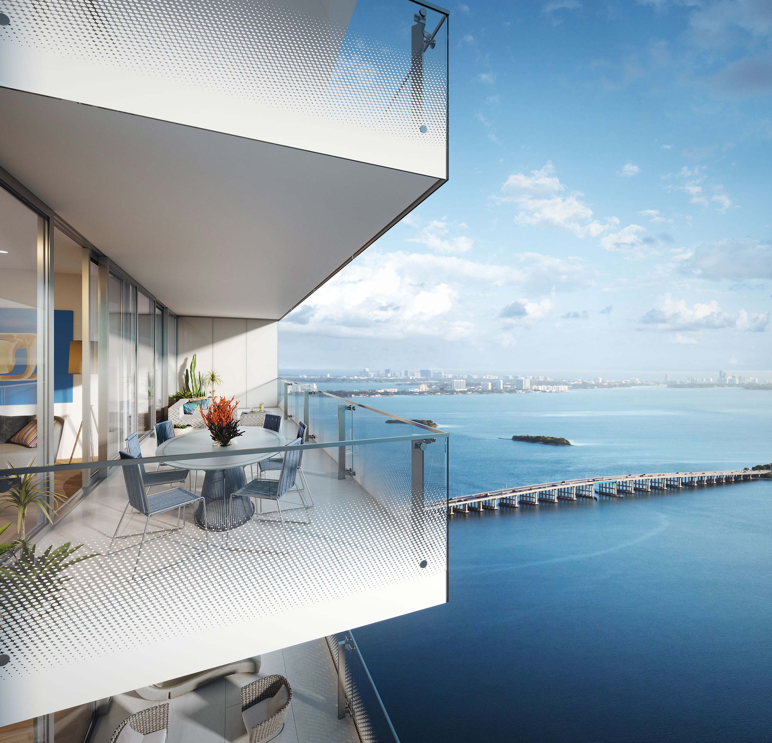 View from Missoni Baia across Biscayne Bay