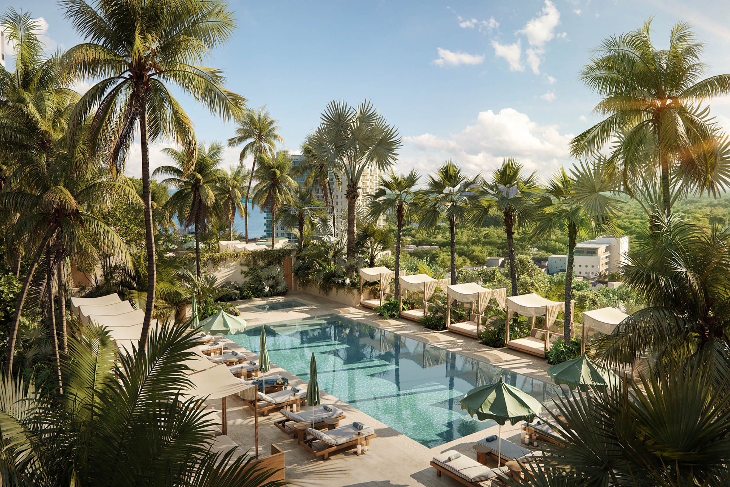 THE WELL Coconut Grove rooftop pool
